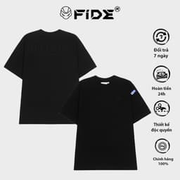 Thumbnail Áo thun FIDE phông unisex form rộng local brand nam nữ cổ tròn oversize - AT115 1
