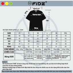 Thumbnail Áo thun FIDE phông unisex form rộng local brand nam nữ cổ tròn oversize - AT115 4