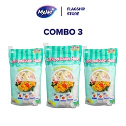 Thumbnail Combo 3 Bịch Màng bọc thực phẩm PE dạng bo chun MyJae, màng bọc bảo quản thức ăn (100 Cái/Gói) 4