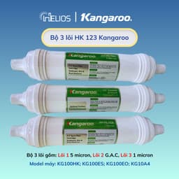 Thumbnail Bộ lõi lọc nước 123 Kangaroo đúc liền (Lõi HK)  dùng cho KG10A4VTU; KG100HK; KG100ES; KG100HI; KG10A4 1