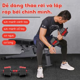 Thumbnail BG-Bộ tạ đa năng  Q308_20KG cao cấp,đa năng thiết kế miếng  tạ hình BÁT GIÁC 4