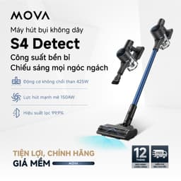 Thumbnail Máy hút bụi không dây Mova S4 Detect - Hàng chính hãng - Bảo hành 12 tháng 1