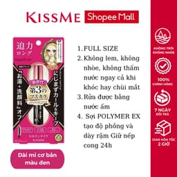 Thumbnail Mascara Kissme Màng Film chống trôi và dày rậm làn mi Kissme Heroine Make Long & Curl Mascara Advanced Film 1