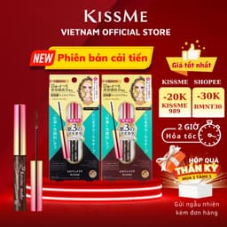 Thumbnail Chuốt Mi Mascara Kissme Phiên Bản Mới Đầu Cọ Mảnh Micro Mascara Advanced Film chống nước chải tơi và dài mi 4.5g 1