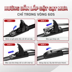 Thumbnail Cặp móc chuyển đổi (2 cái) dùng cho gạt mưa các dòng xe khác móc U 2
