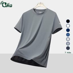Thumbnail Áo thun nam Gấu 194 vải thun co dãn 4 chiều, thể thao, from slimfit -  Mè VELOW 1