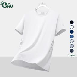 Thumbnail Áo thun nam Gấu 194 vải thun co dãn 4 chiều, thể thao, from slimfit -  Mè VELOW 3
