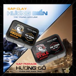 Thumbnail Sáp vuốt tóc Rhys Man, sáp dưỡng tạo kiểu tự nhiên Clay - Pomade giữ nếp suốt 12h 2