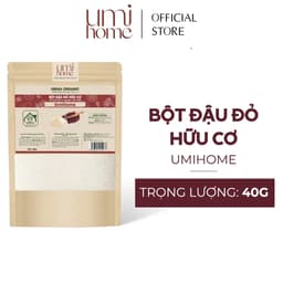 Thumbnail Bột Đậu Đỏ đắp mặt hữu cơ UMIHOME| Red Bean Powder 100% Organic 135G 3
