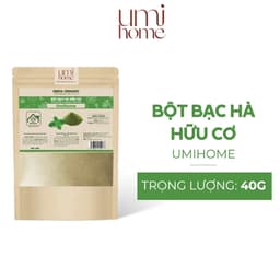 Thumbnail Bột đắp mặt nạ Bạc Hà nguyên chất UMIHOME 135g loại bỏ mụn trứng cá, se khít lỗ chân lông, dưỡng hồng da 3