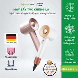 Thumbnail Máy Sấy Tóc Nanomax Z-10 Sấy 2 Chiều Nóng Lạnh, Đèn Led 3 Chế Độ Nhiệt, Tốc Độ Sấy, Công Suất 1500w Nhanh Khô 1