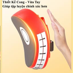 Thumbnail Đệm Tập Đấm Bốc Bọc Da PU Chọn Màu – Đích Đấm Xỏ Tay, Pad Đấm Tập Võ Thuật MuayThai MMA Đích Tay Gấu Chính Hãng Amalife 4