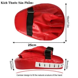 Thumbnail Đệm Tập Đấm Bốc Bọc Da PU Chọn Màu – Đích Đấm Xỏ Tay, Pad Đấm Tập Võ Thuật MuayThai MMA Đích Tay Gấu Chính Hãng Amalife 2