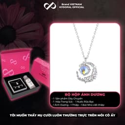 Thumbnail Dây chuyền bạc KYDOPAL đính đá cao cấp trang sức bạc nữ cá tính 925 - PAL9B4C7 4