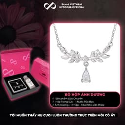 Thumbnail Dây chuyền bạc KYDOPAL đính đá cao cấp trang sức bạc nữ sang trọng 925 - PAL9B4C14 4
