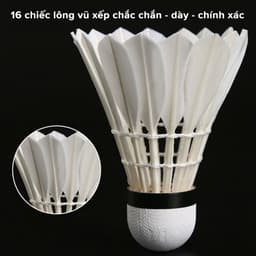 Thumbnail Bộ 3 Quả Cầu Lông Lông Vũ Tự Nhiên Nhẹ, Bền, Đẹp, Chắc Chắn Có Hộp Đựng Quả Cầu Lông Chính Hãng Amalife 4