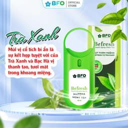 Thumbnail Combo 4 Xịt Thơm Miệng Khử Mùi Hôi Miệng Hương Trái Cây Tự Nhiên BFO Befresh 10ml 4