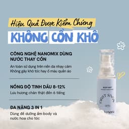 Thumbnail Body Mist Xịt Thơm Cơ Thể De Memoria Không Cồn Khô 50ml - Mùi #01 First Snow Hương Hoa Thanh Mát 4