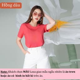 Thumbnail Áo thun nữ Lẻ Size Giao Mẫu Lộn Xộn -Hình ngẫu nhiên - Áo phông Loza PT002 4