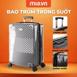 Thumbnail Bao Trùm Trong Suốt Bảo Vệ Vali Du Lịch MIA Clearguard Cover  - Chống Trầy Xước, Kích Thước Đầy Đủ Size 1