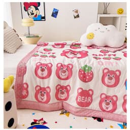 Thumbnail Chăn vải Lụa hạt đậu 3D Chăn Disney cho bé 2 mặt siêu mềm mịn KT 110*150 cm cho bé 2