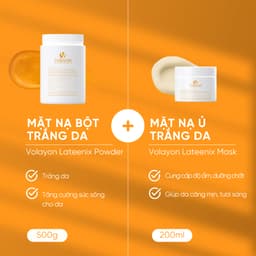 Thumbnail Combo Mặt Nạ Bột Trắng Da Volayon Lateenix Powder 500g + Mặt Nạ Ủ Trắng Volayon Lateenix Mask 200ml 2