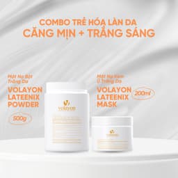 Thumbnail Combo Mặt Nạ Bột Trắng Da Volayon Lateenix Powder 500g + Mặt Nạ Ủ Trắng Volayon Lateenix Mask 200ml 1
