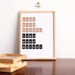 Thumbnail Khung ảnh treo tường 2 mặt FEGO A3, A4, A5 gỗ thông (kèm 2 mặt mica trong) trang trí làm đồ handmade 1