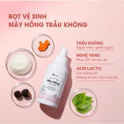 Thumbnail Bọt Vệ Sinh Phụ Nữ Mây Hồng - Dung Dịch Vệ Sinh Trầu Không Lô Hội - Giảm Viêm Ngứa, Khử Mùi, Cân Bằng pH - Cỏ Mềm 150ml 2