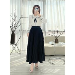 Thumbnail Áo Sơ Mi Nữ 𝐂𝐂𝐇𝐀𝐓 Dáng Suông Kiểu Soler Tặng Kèm Tag Hoa Chất Liệu Cao Cấp 24FDL8019ST 3
