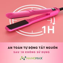 Thumbnail Máy Uốn Duỗi Tóc Nanomax MD-V020, Công Nghệ Hồng Ngoại, Bổ Sung Ion, Màn Hình Led Điều Chỉnh Nhiệt Độ, Tự Động Tắt 4