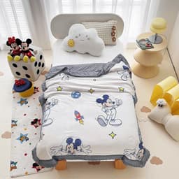 Thumbnail Chăn vải Lụa hạt đậu 3D Chăn Disney cho bé 2 mặt siêu mềm mịn KT 110*150 cm cho bé 1