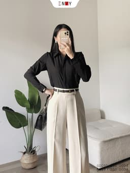 Thumbnail Áo sơ mi nữ truyền thống ENVY - S0095 3