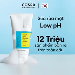 Thumbnail Gel Rửa Mặt Tràm Trà, 0.5% BHA COSRX Low pH Good Morning Gel Cleanser 1