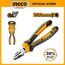 Thumbnail Kìm răng cắt cao cấp 8 inch (20cm) thép Cr-V INGCO HHCP28200 kẹp chặt và cắt đồng, thép, nhôm 1