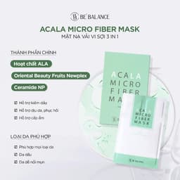 Thumbnail Combo Mix 10 Miếng Mặt Nạ Vải Vi Sợi Be'Balance MICRO FIBER MASK 3in1 giúp Làm Đẹp Da 4