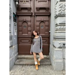 Thumbnail làminapparel - STRIPED OPEN BACK MINI DRESS 4