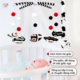 Thumbnail Đồ Chơi Treo Cũi Phát Nhạc Lalababy 36 Bài Hát Tự Động Quay Cao Cấp Cho Bé Chính Hãng 3
