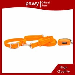 Thumbnail Vòng Cổ Cho Chó Pawy - Flexiwear - Màu Cam - PVC Waterproof Dog Collar 2