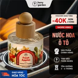 Thumbnail Nước Hoa Ô Tô HENY GARDEN Cao Cấp - Nước Hoa Xe Hơi, Tinh Dầu Thơm Xe Ô Tô Khử Mùi, Chống Say Xe, Mùi Hương Thư Giãn 1