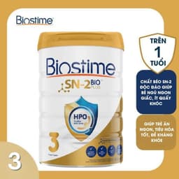 Thumbnail Combo 2 Lon Sữa Bò Biostime HPO Bio Plus Tăng Cường Hấp Thu Cho Bé - Sữa Bò Giúp Cải Thiện Đường Tiêu Hóa Cho Bé 3