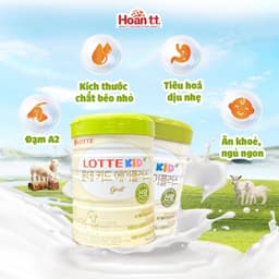 Thumbnail ComBo 2 Lon Sữa Dê Bổ Sung Canxi Lotte Kid A+ Hàn Quốc, Sữa Bột Giúp Phát Triển Chiều Cao Cho Bé 760g 144 3
