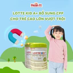 Thumbnail ComBo 2 Lon Sữa Dê Bổ Sung Canxi Lotte Kid A+ Hàn Quốc, Sữa Bột Giúp Phát Triển Chiều Cao Cho Bé 760g 144 4