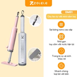 Thumbnail Cây lau tự vắt mini ZOLELE cầm tay cọ nhỏ tháo rời tiện lợi vệ sinh nhanh chóng DM01 - Chính hãng 2