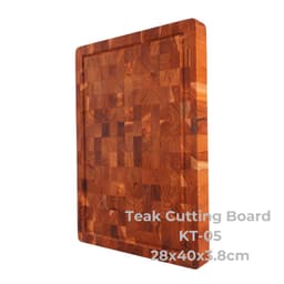 Thumbnail Thớt gỗ Teak Cao cấp thương hiệu KATANA - Thớt chặt dày 3.8cm kháng khuẩn, chống nấm mốc, cong vênh 1