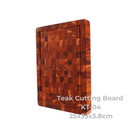Thumbnail Thớt gỗ Teak Cao cấp thương hiệu KATANA - Thớt chặt dày 3.8cm kháng khuẩn, chống nấm mốc, cong vênh 2