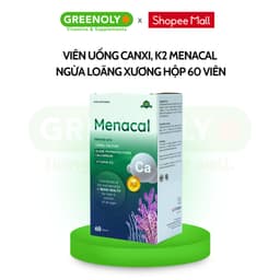 Thumbnail Viên uống Canxi EU tảo biển Aplicaps Menacal bổ sung Canxi, vitamin K2 và D3 hộp 60 viên 2