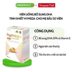 Thumbnail Viên uống DHA EU tinh khiết Aplicaps Hymega bổ sung DHA hàm lượng cao, EPA, vitamin E hộp 30 viên 3