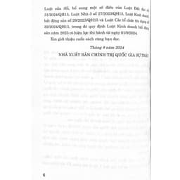 Thumbnail Sách- Luật Kinh Doanh Bất Động Sản năm 2023 (Sửa đổi, bổ sung năm 2024) 3