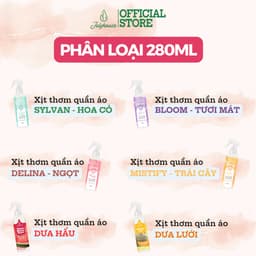 Thumbnail Xịt thơm quần áo JULYHOUSE 20ml/280ml chiết xuất tinh dầu thiên nhiên thơm mát 4